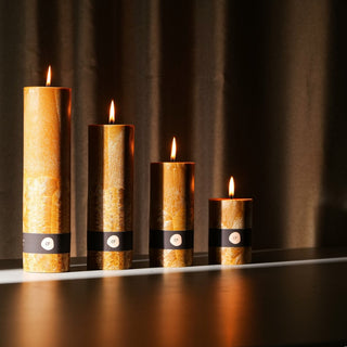 Medaus ruda interjero žvakė