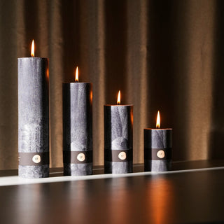Black interior candle