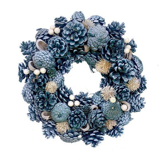 Christmas wreath "Snowflake" 30cm