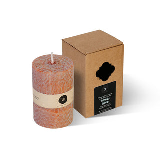 Scented palm wax candle "Wrapped in Softness"