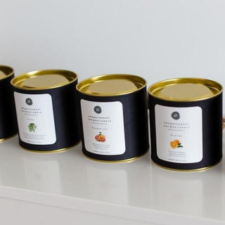 Aromaterapinės sojų vaško žvakės su įvairiais eteriniais aliejais 